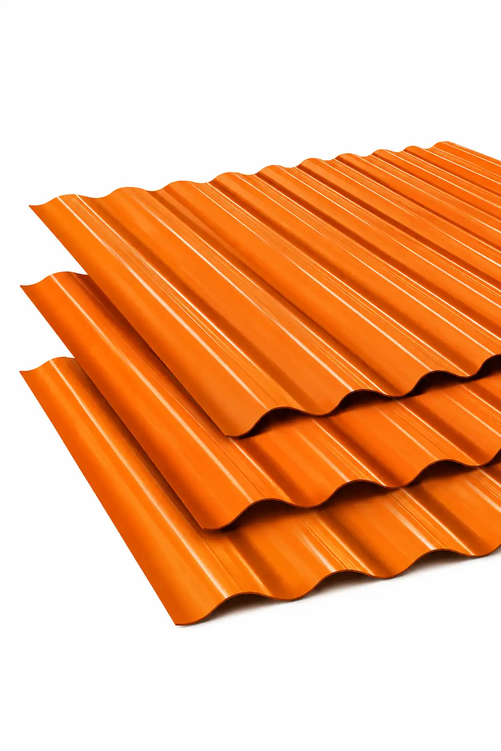 Orange sinusoidal shutter design sheet ورق طرح کرکره سینوسی نارنجی